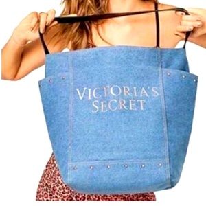 Victoria’s Secret denim tote bag